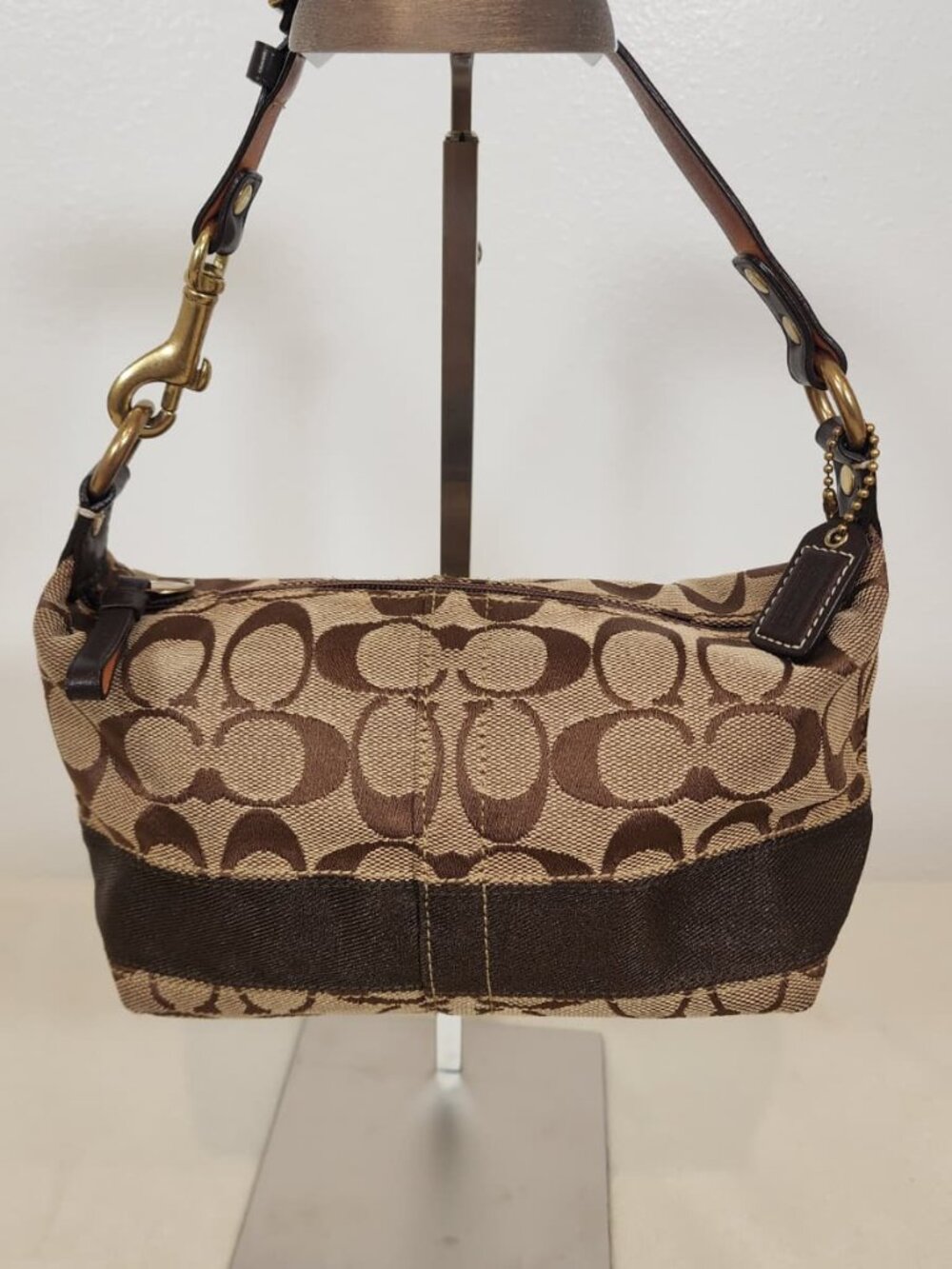 Coach Signature Mini Hobo Bag